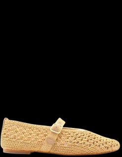 Sale inuovo Ballerines Femme Tissé Natural