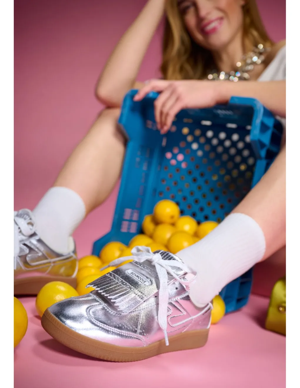 Discount schmoove Basket de ville Femme sheffield golf Silver