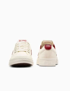 converse Baskets basses Player 76 Ox - Toile écrue et détails rouges