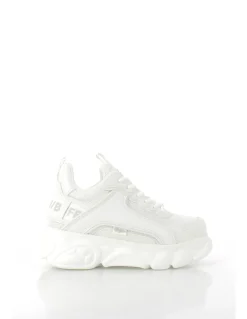 Clearance buffalo Baskets compensées Femme cld chai blanc