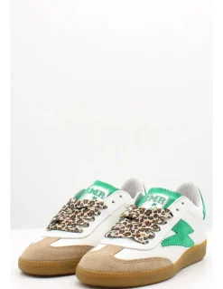 Best semerdjian Baskets de Ville Femme Aslan Blanc/Vert