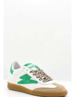 Best semerdjian Baskets de Ville Femme Aslan Blanc/Vert