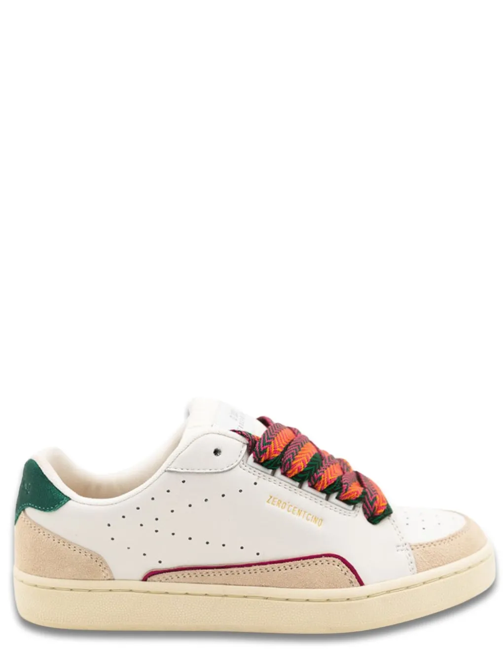 Discount 0-105 Baskets de ville Femme Avril Summer Cuir Blanc