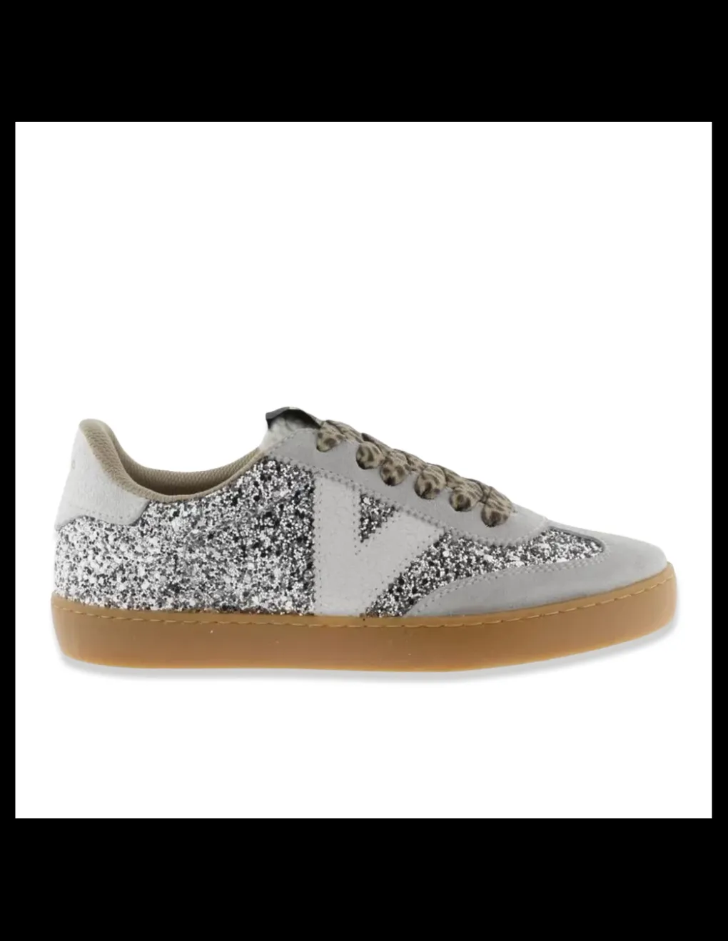 Clearance victoria Baskets de Ville Femme Berlin Ciclista Silver Glitter