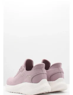 Discount skechers Baskets de Ville Femme Bobs Squad Chaos Mauve