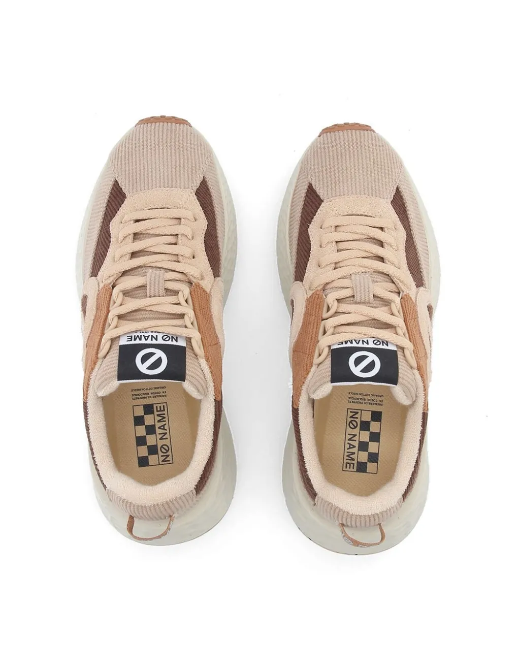no name Baskets de ville femme carter runner Latte/coffee
