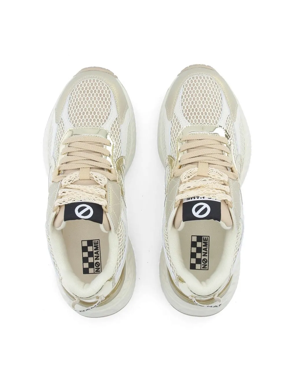 Hot no name Baskets de ville femme carter 2.0 runner dove/gold