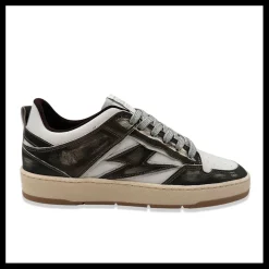 Clearance semerdjian Baskets de ville femme Charlie cuir noir/blanc