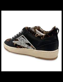 semerdjian Baskets De Ville Femme Charlie Léopard Cuir