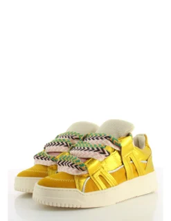 Clearance semerdjian Baskets de Ville Femme Inna 11205 Cuir Or