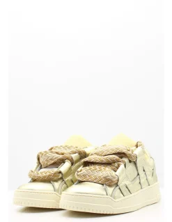 semerdjian Baskets de Ville Femme Inna Cuir Doré