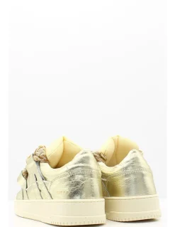 semerdjian Baskets de Ville Femme Inna Cuir Doré