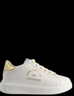 Sale karl lagerfeld Baskets de ville Femme Kapri Maison Karl Lace Cuir Blanc/Doré