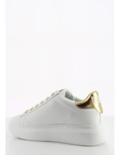 Sale karl lagerfeld Baskets de ville Femme Kapri Maison Karl Lace Cuir Blanc/Doré