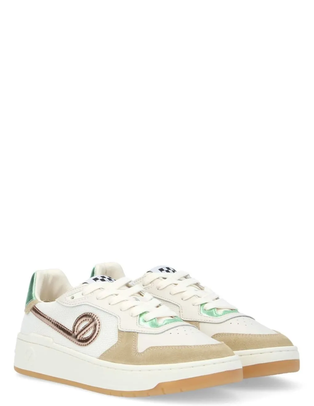 New no name Baskets de ville Femme Kelly Sneaker W Beige/Vert