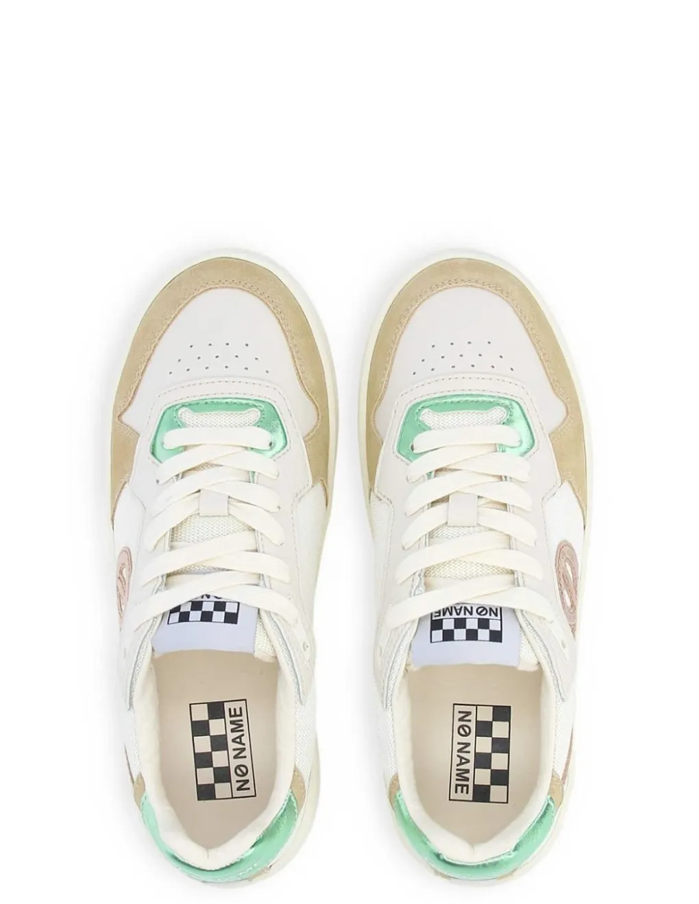 New no name Baskets de ville Femme Kelly Sneaker W Beige/Vert