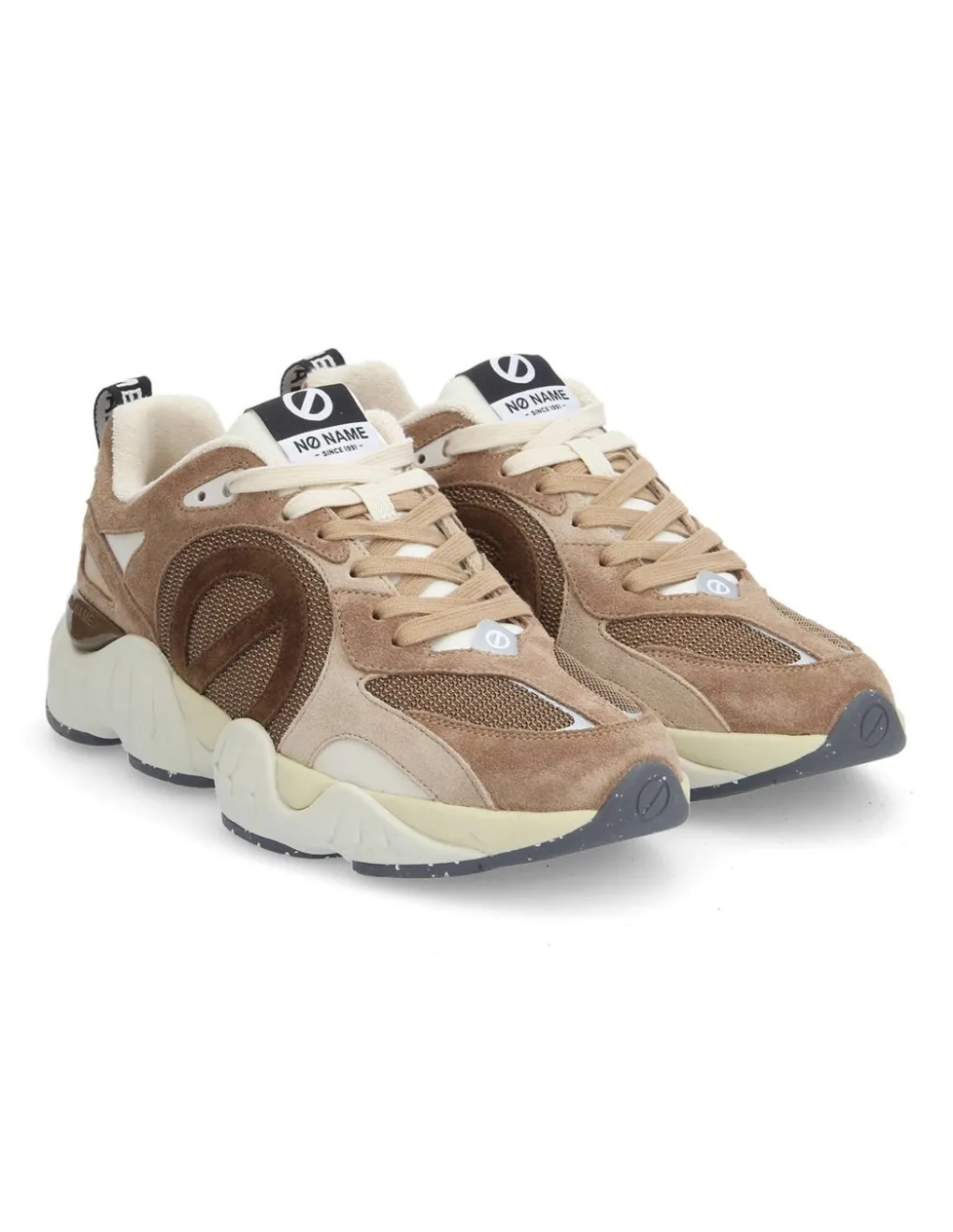 no name Baskets de ville femme krazee runner taupe