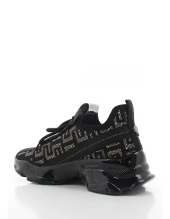 Clearance steve madden Baskets de ville Femme Maxout Sneaker Noir Paillettes