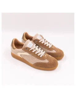 Clearance 0-105 Baskets De Ville Femme Nova Beige