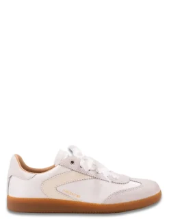 Hot 0-105 Baskets de Ville Femme Nova White Satin