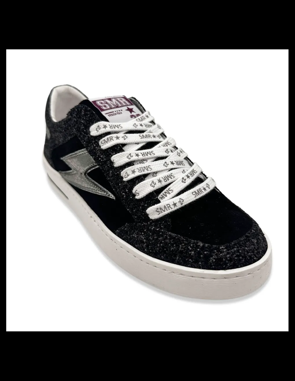 Discount semerdjian Baskets de Ville Femme Noubar Noir/ Argenté