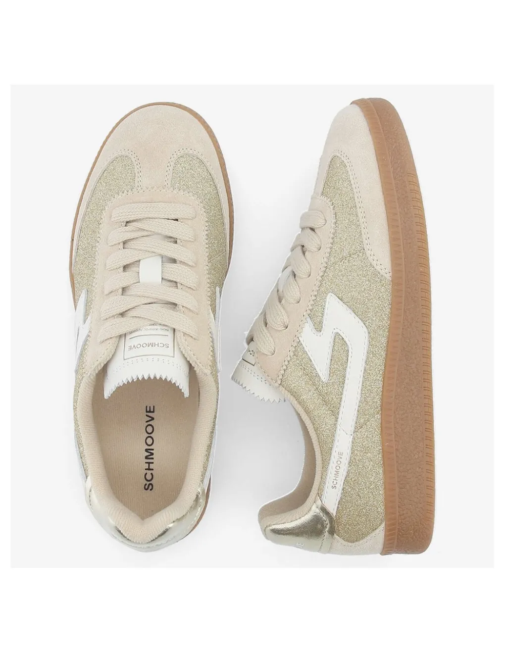 schmoove Baskets de ville femme sheffield jogger Light gold/nude