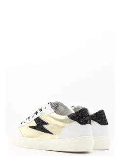semerdjian Baskets de Ville Femme Taline or blanc