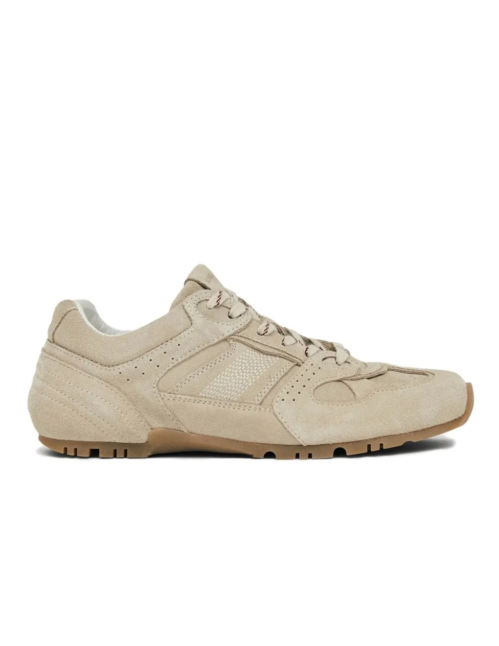 Outlet alohas Baskets de Ville Femme tb.56 suede cream leather