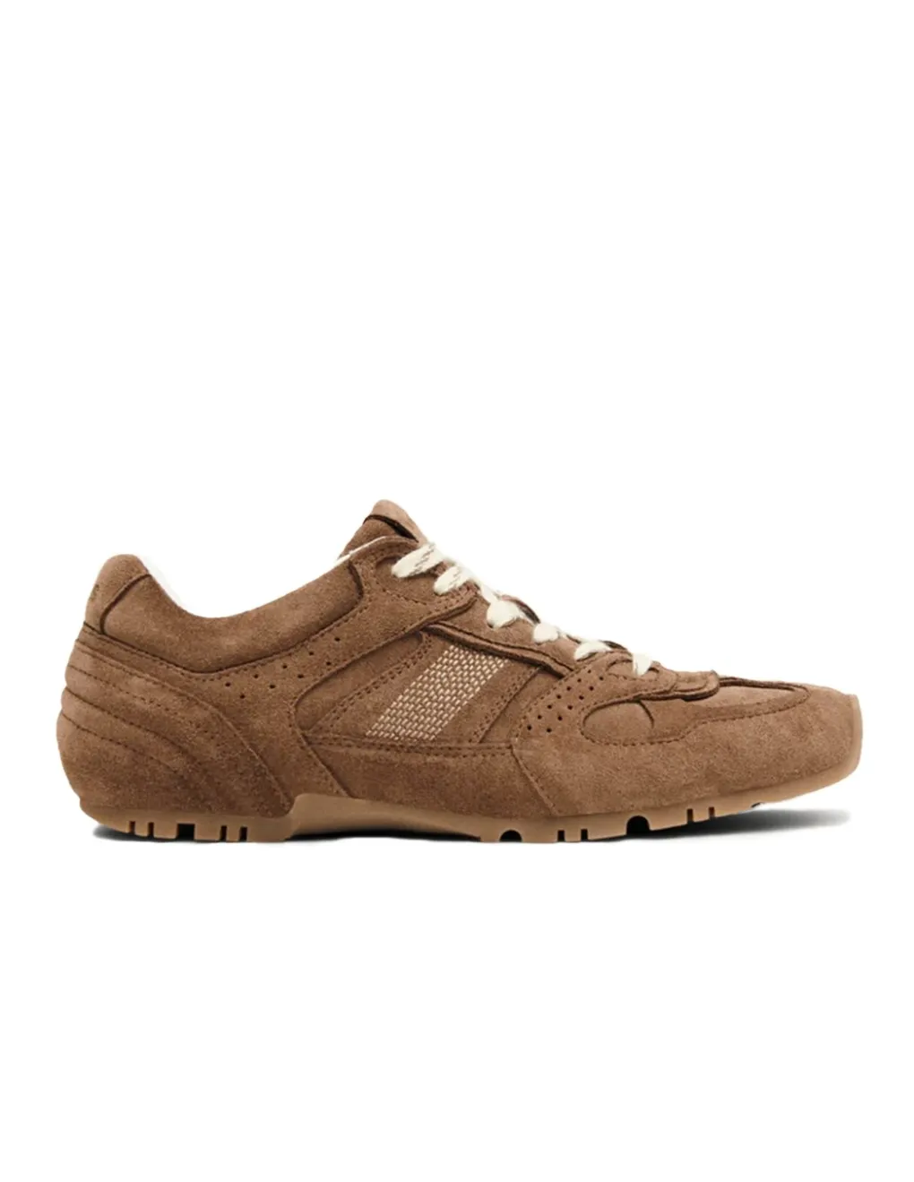 Outlet alohas Baskets de Ville Femme tb.56 suede brown leather