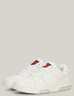 New tommy hilfiger Baskets de ville Femme The Brooklyn Cuir Blanc