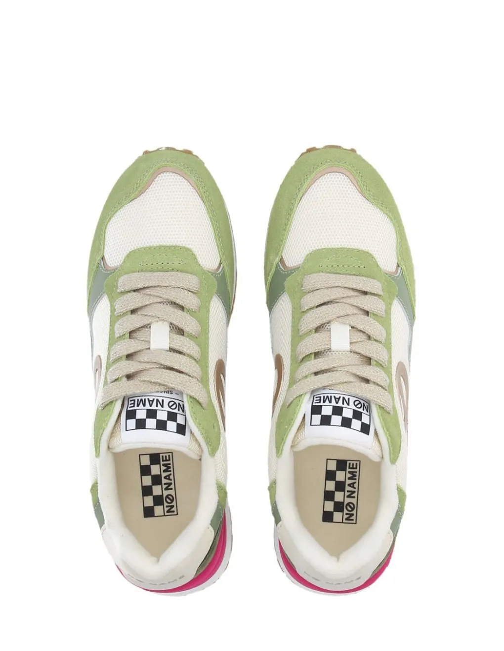 Outlet no name Baskets de Ville Femme tova runner Kaki/Beige