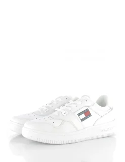 Clearance tommy hilfiger baskets de ville femme tommy jeans retro ba blanc