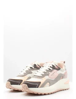 New pepe jeans Baskets de Ville Femme Winslow Sweet Grey Pink