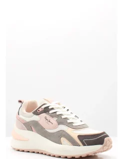 New pepe jeans Baskets de Ville Femme Winslow Sweet Grey Pink