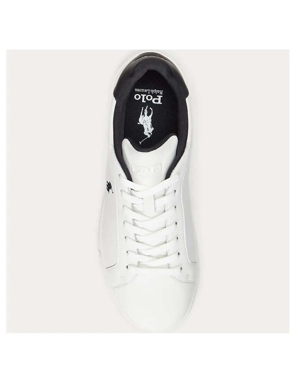 Outlet ralph lauren Baskets de Ville Heritage Court blanche