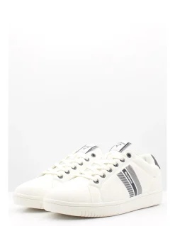 Clearance redskins Baskets de Ville Homme Granada Cuir Blanc
