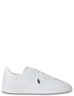 Clearance ralph lauren Baskets de Ville Homme Heritage Aera White