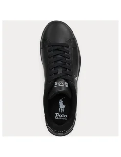 Best ralph lauren Baskets De Ville Homme Héritage Court Noir