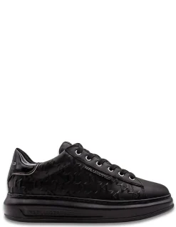 Online karl lagerfeld baskets de ville homme kapri mens monogram emboss lo cuir noir