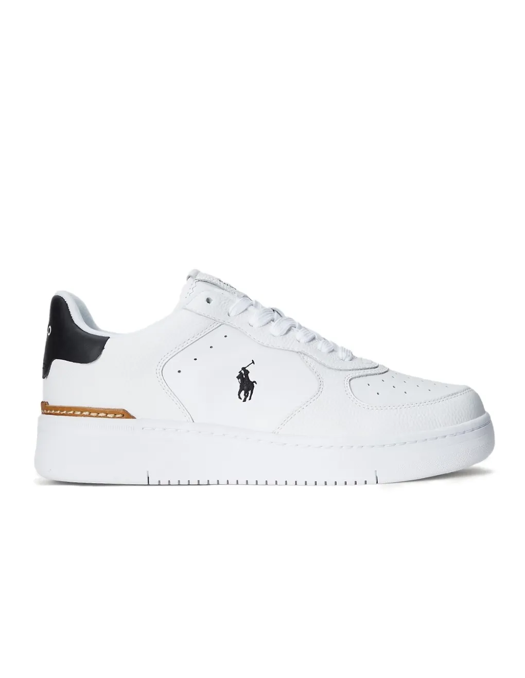 ralph lauren Baskets De Ville Homme Master Court Blanches