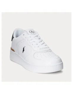 ralph lauren Baskets De Ville Homme Master Court Blanches