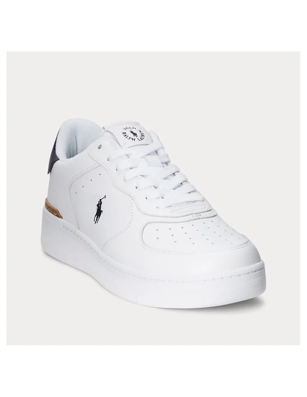 ralph lauren Baskets De Ville Homme Master Court Blanches