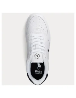ralph lauren Baskets De Ville Homme Master Court Blanches