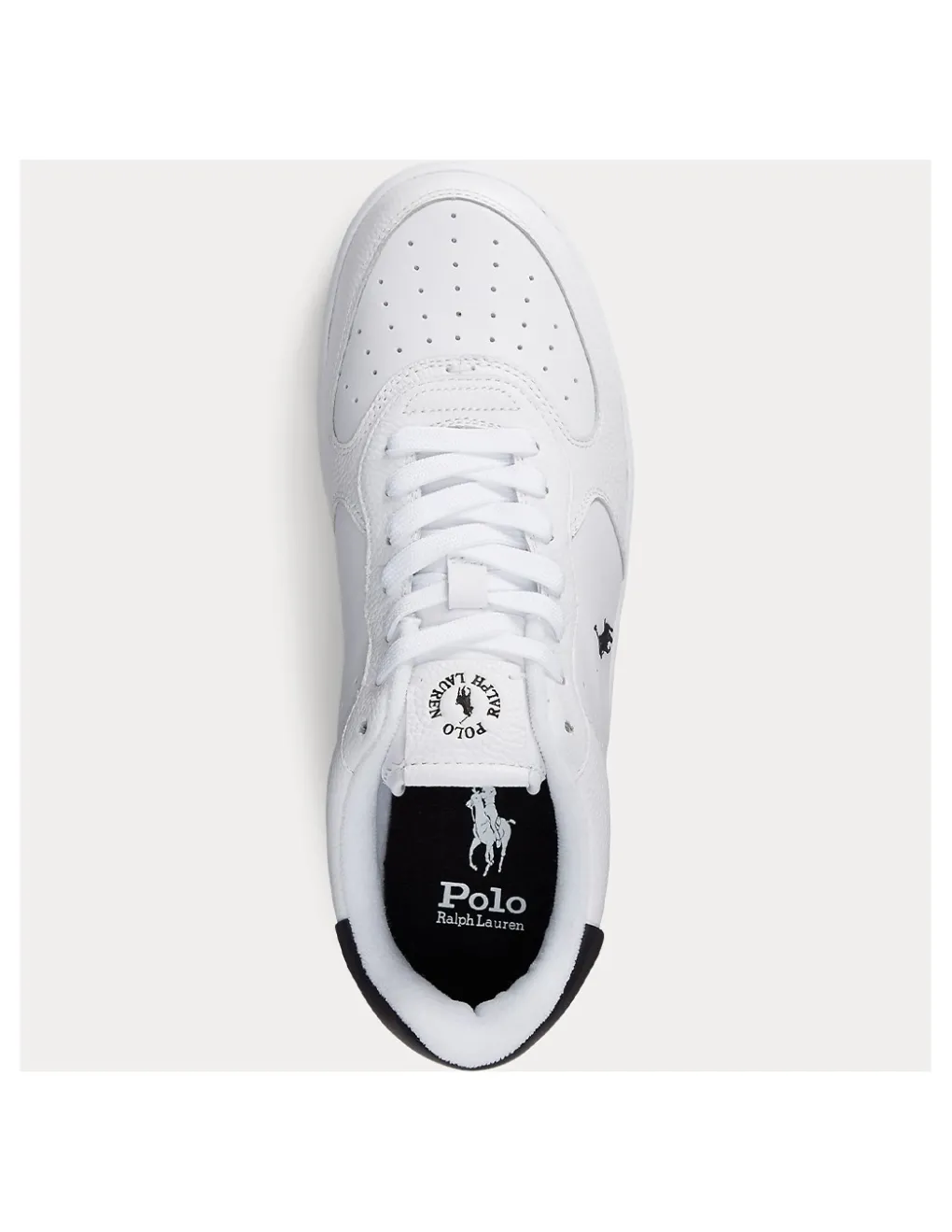 ralph lauren Baskets De Ville Homme Master Court Blanches