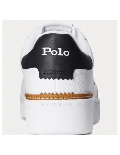 ralph lauren Baskets De Ville Homme Master Court Blanches