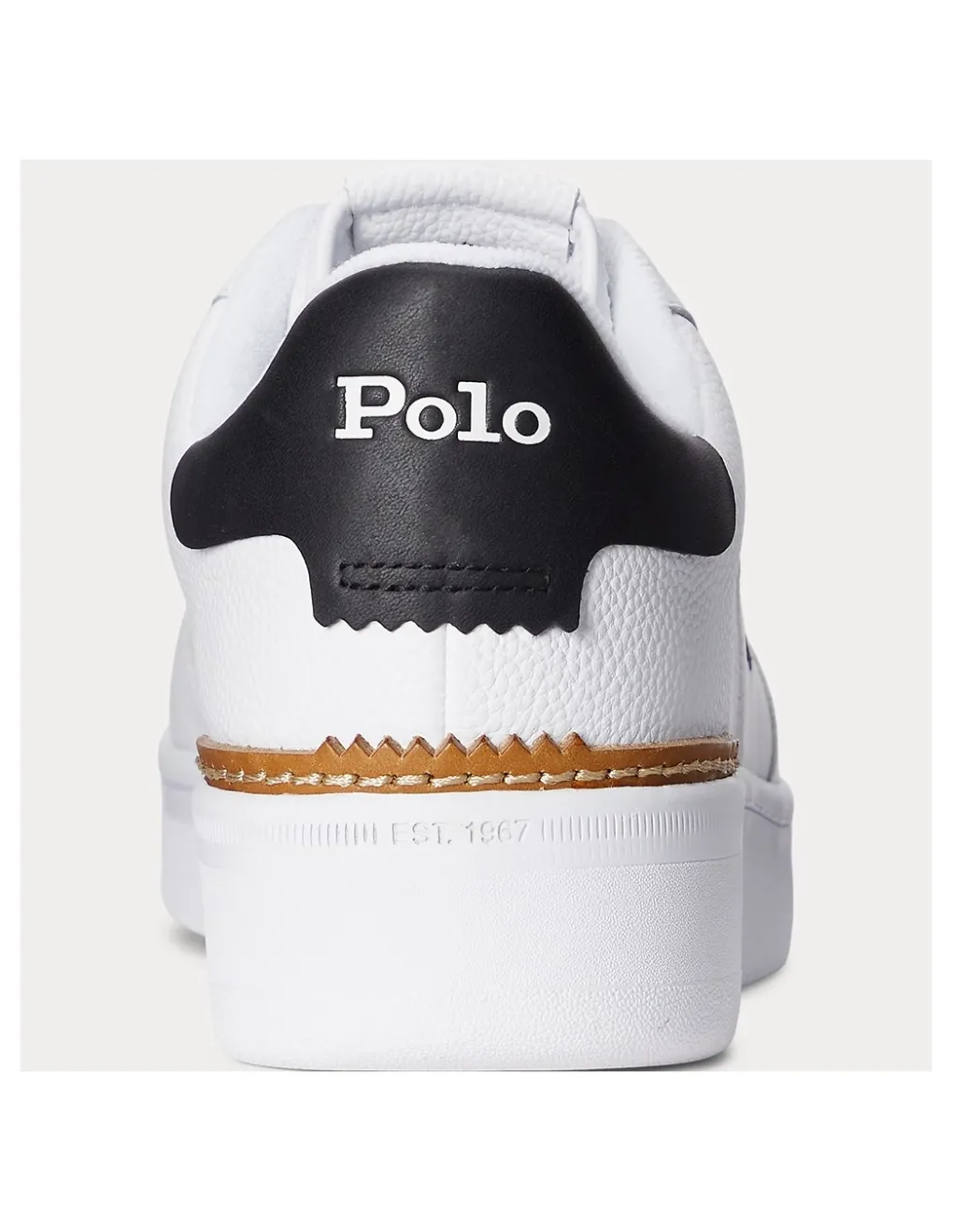 ralph lauren Baskets De Ville Homme Master Court Blanches