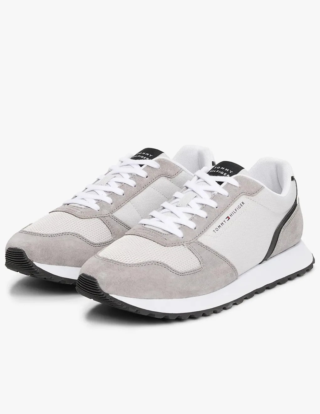 New tommy hilfiger Baskets de Ville Homme new runner eva mix Grey