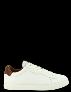 Hot schmoove baskets de ville homme spark clay cuir blanc/marron