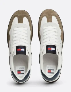 New tommy hilfiger Baskets de Ville Homme the greenwich retro wht/Dk Green