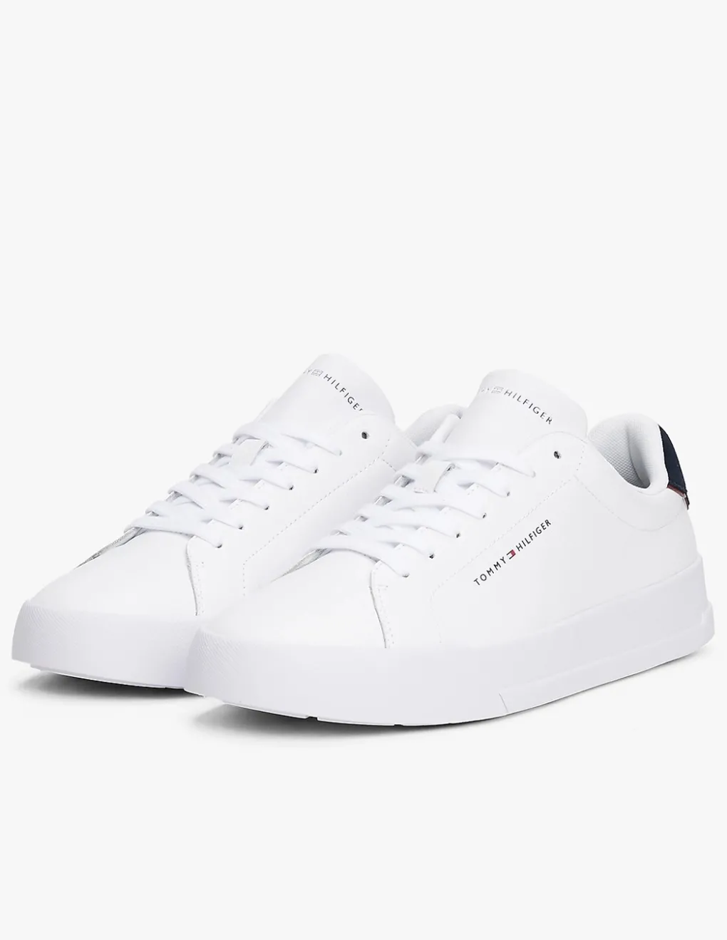 tommy hilfiger Baskets de Ville Homme th court lth detail Blanc Cuir